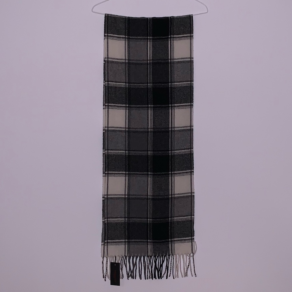 80% Wool Plaid Scarf